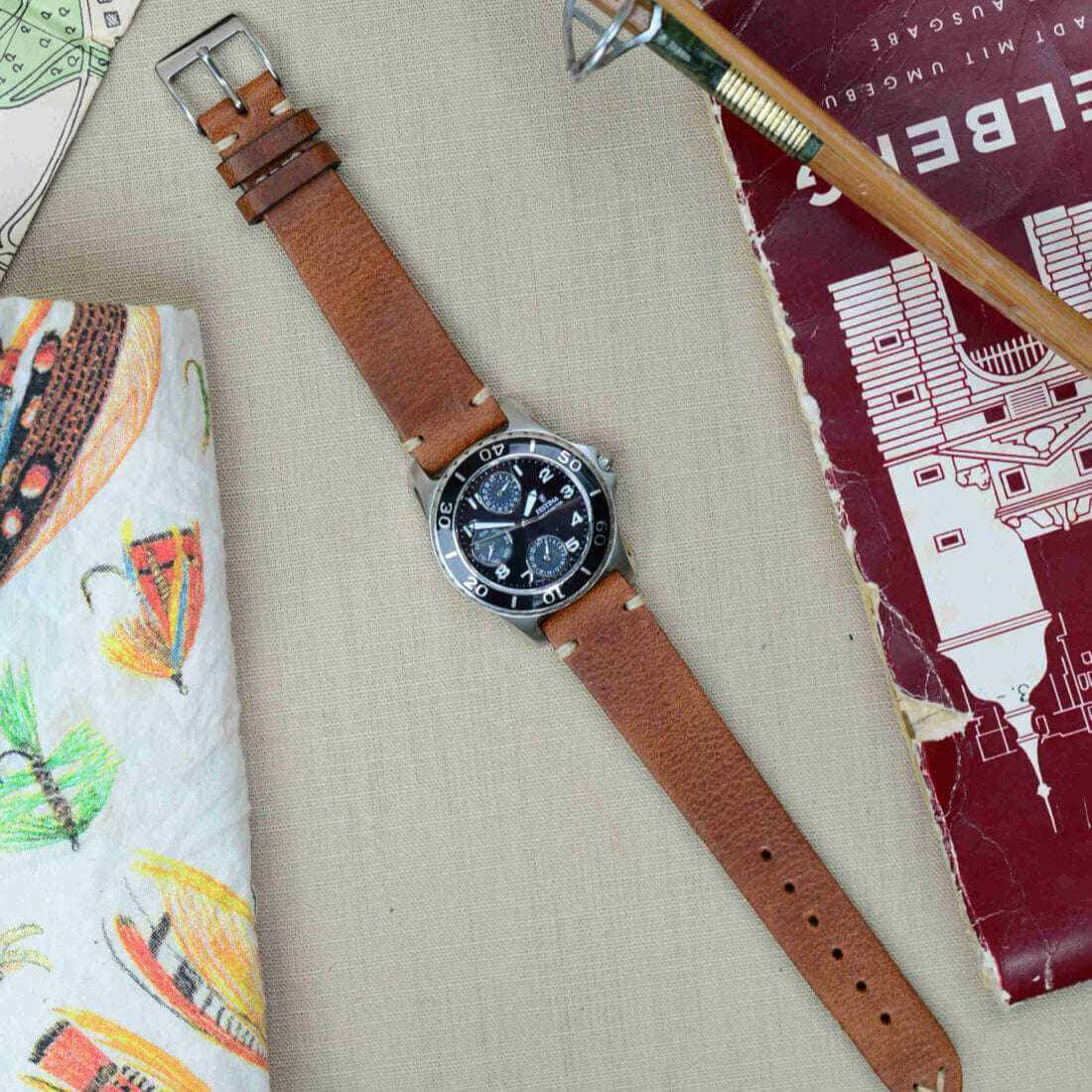 Hunter – Uhrenarmband aus toskanischem Vintage-Rindleder - Image 7