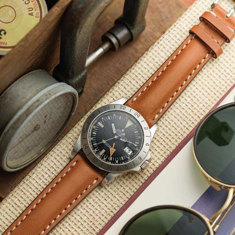 Ocean – Bombiertes Uhrenarmband aus deutschem Kalbleder - Image 7