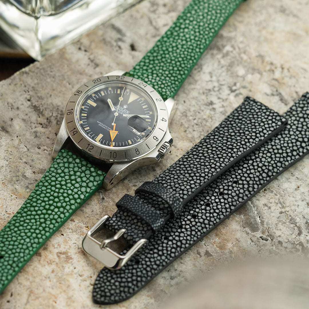 Marine – Uhrenarmband aus hochwertigem Rochenleder - Image 2