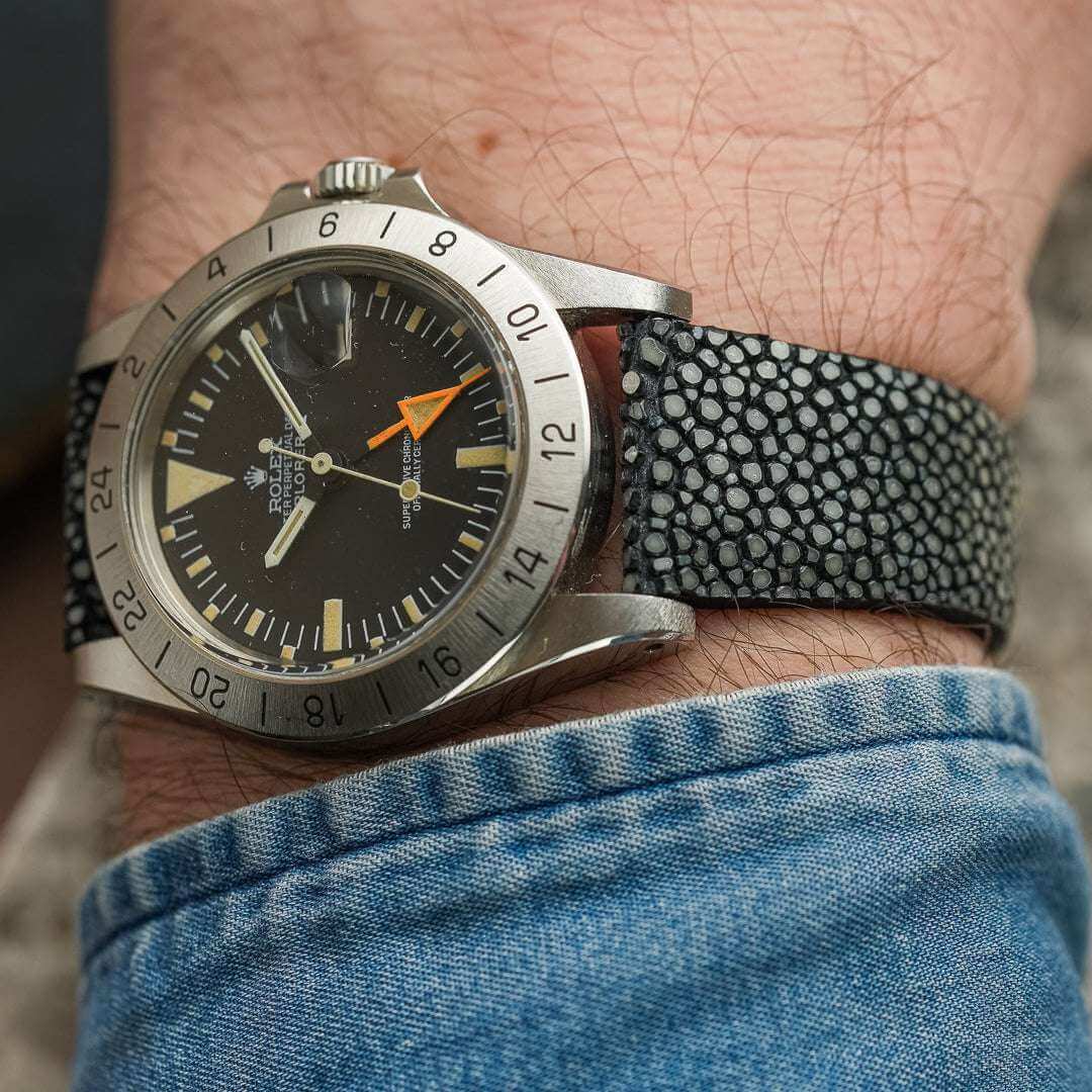 Marine – Uhrenarmband aus hochwertigem Rochenleder - Image 5