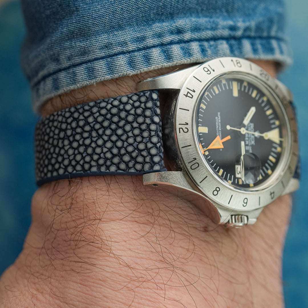 Marine – Uhrenarmband aus hochwertigem Rochenleder - Image 7