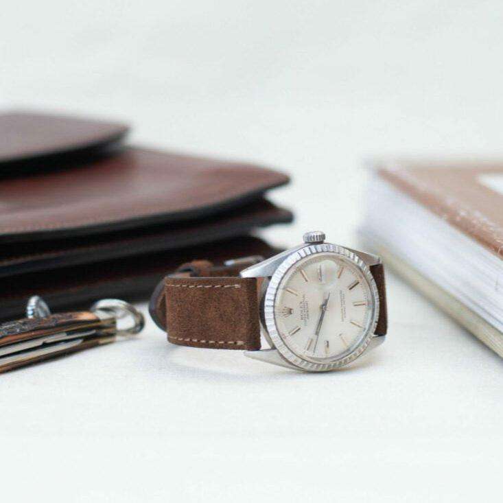 Nizza – Uhrenarmband aus feinem Wildleder - Image 21