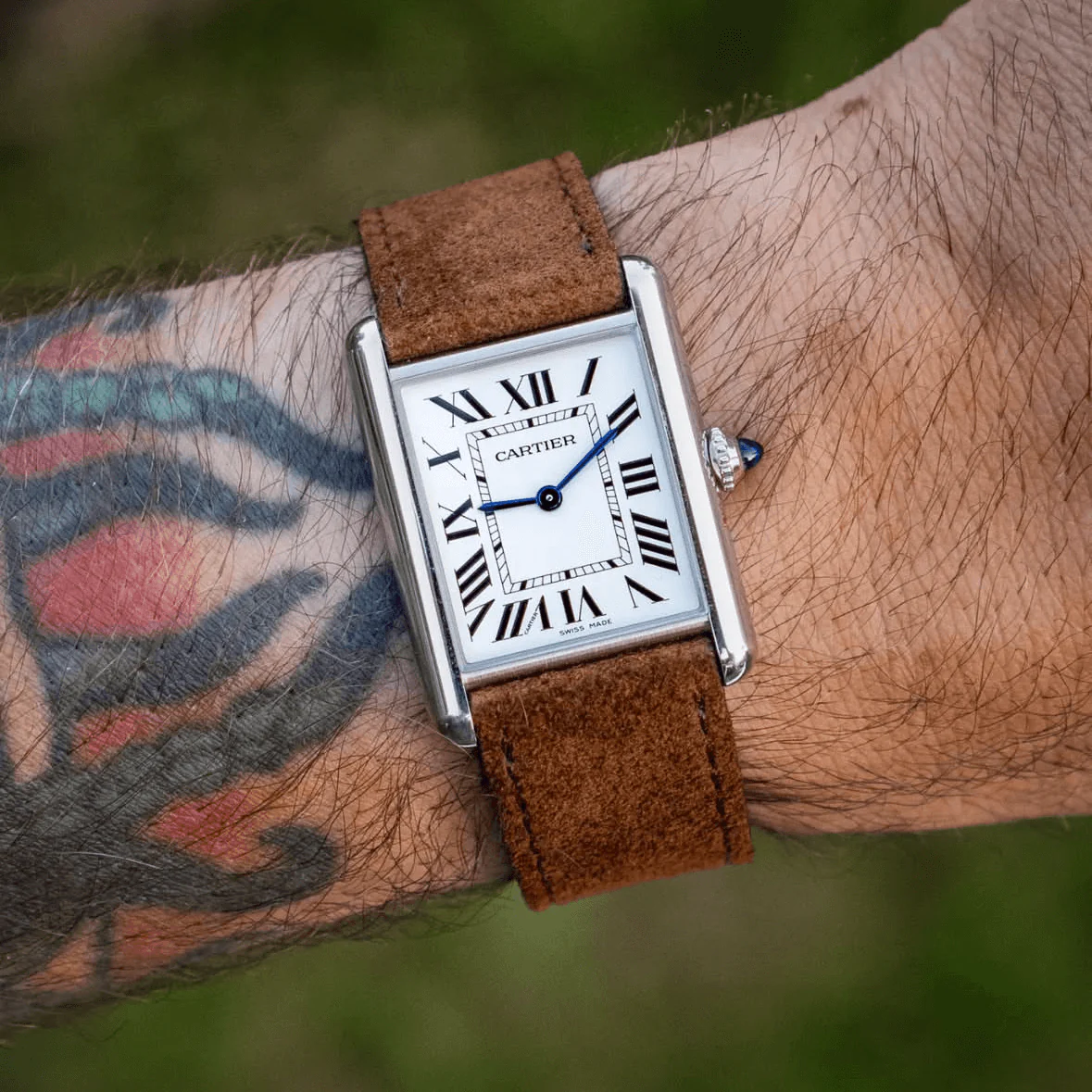 Nizza – Uhrenarmband aus feinem Wildleder - Image 22