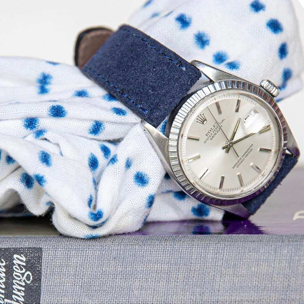 Nizza – Uhrenarmband aus feinem Wildleder - Image 36
