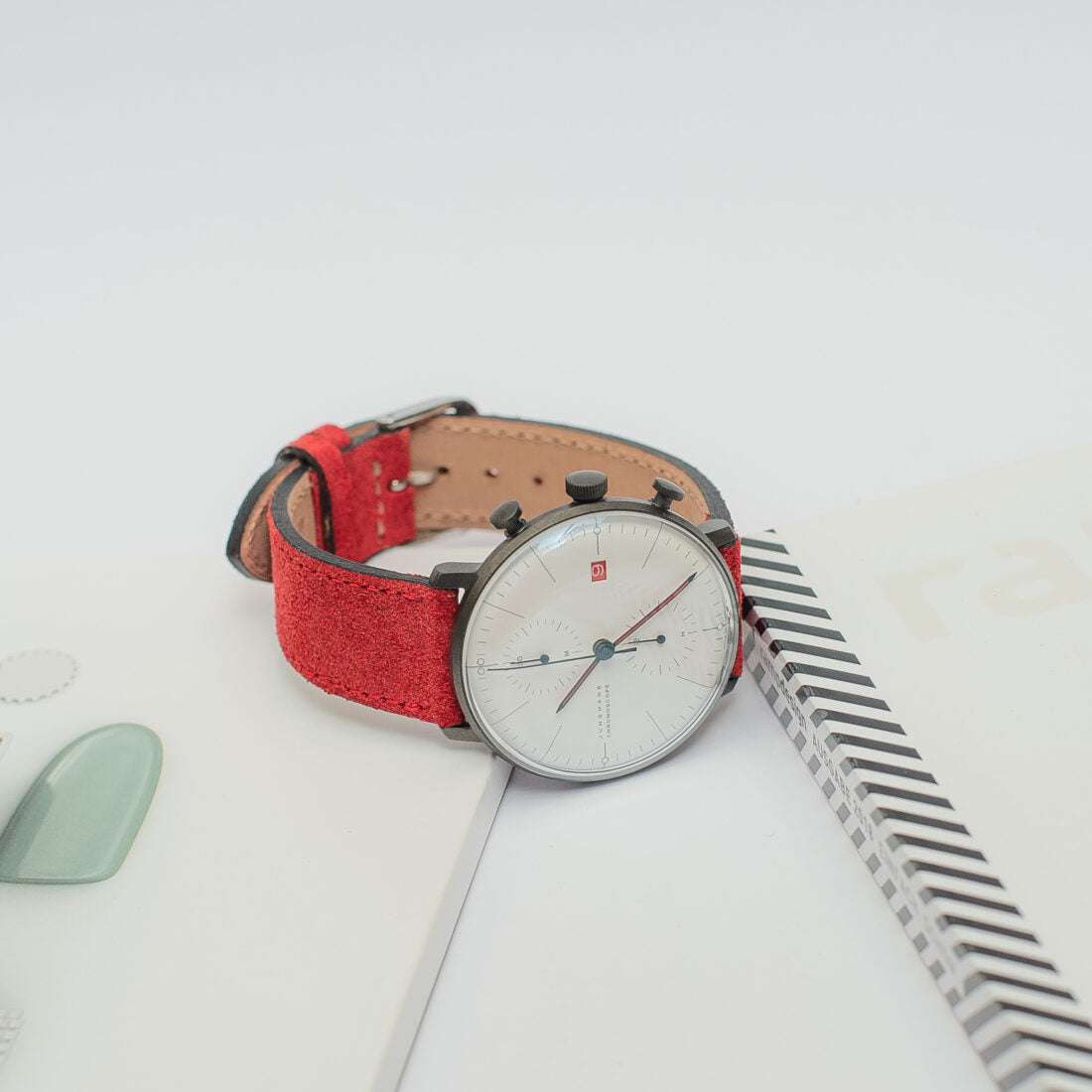 Nizza – Uhrenarmband aus feinem Wildleder - Image 56