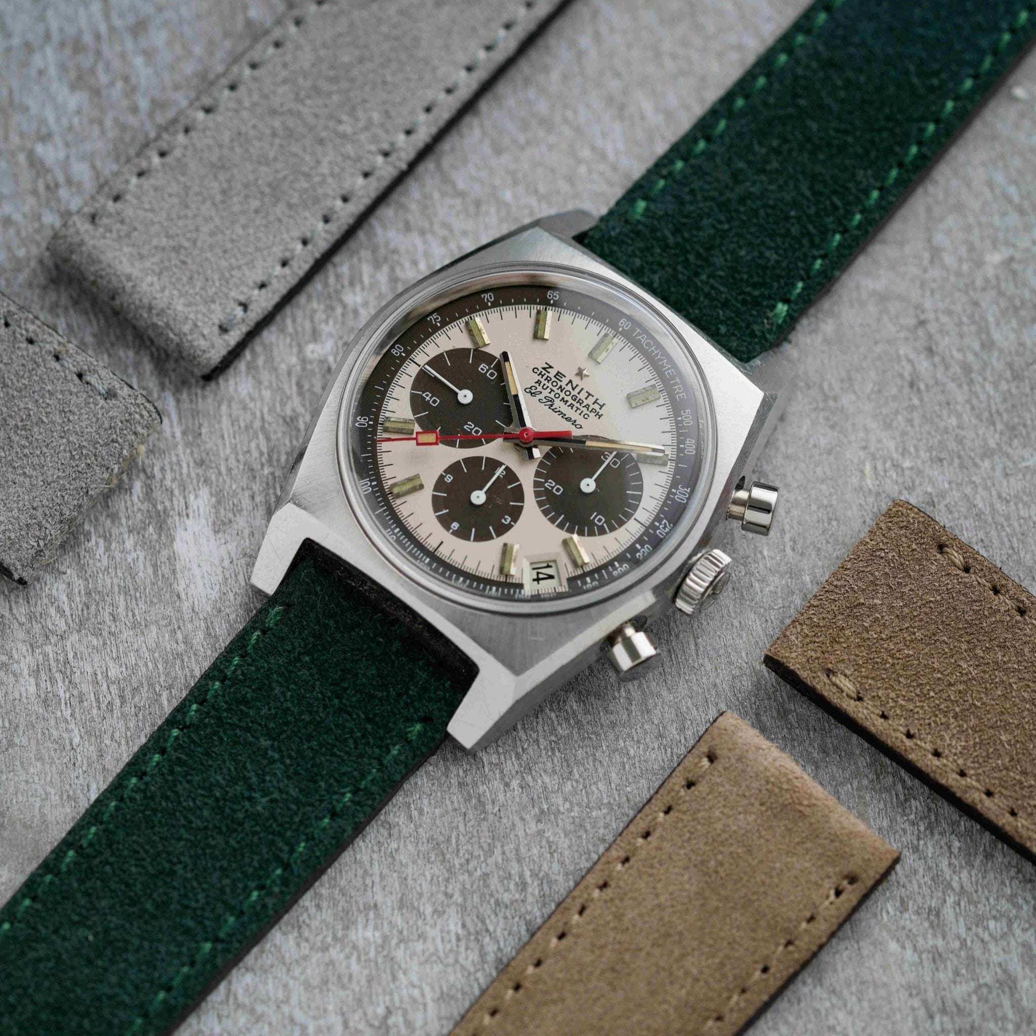 Nizza – Uhrenarmband aus feinem Wildleder - Image 58