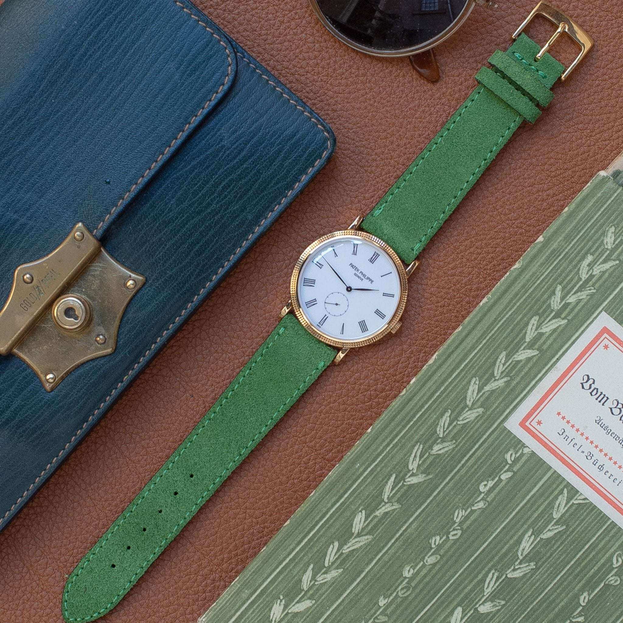 Nizza – Uhrenarmband aus feinem Wildleder - Image 63