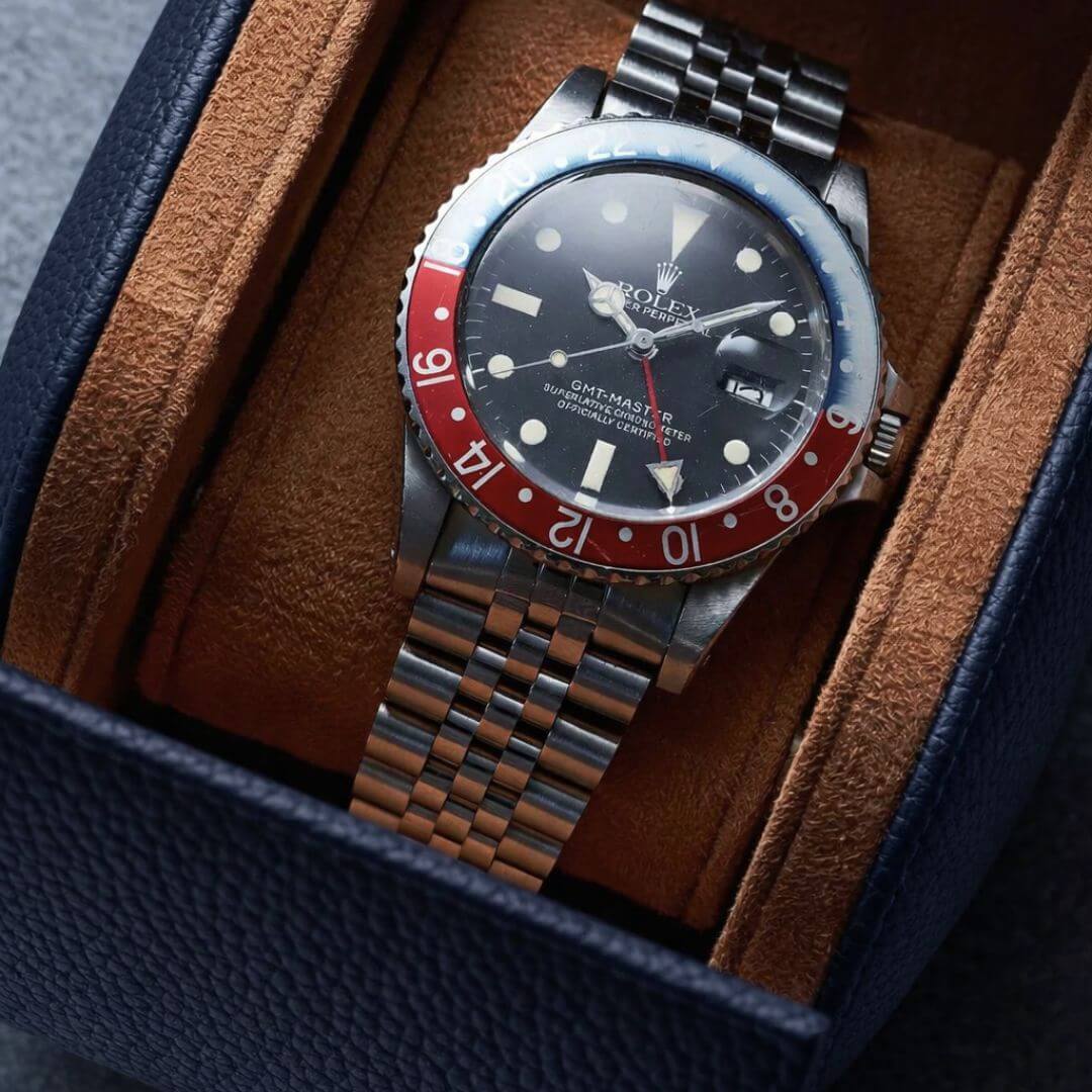 Uhrenrolle für eine Uhr Signature – Hochwertiges deutsches Togoleder - Image 8