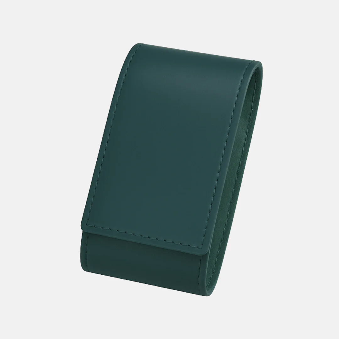 Watch Pouch Grün – Leder Uhrenetui aus hochwertigem Leder