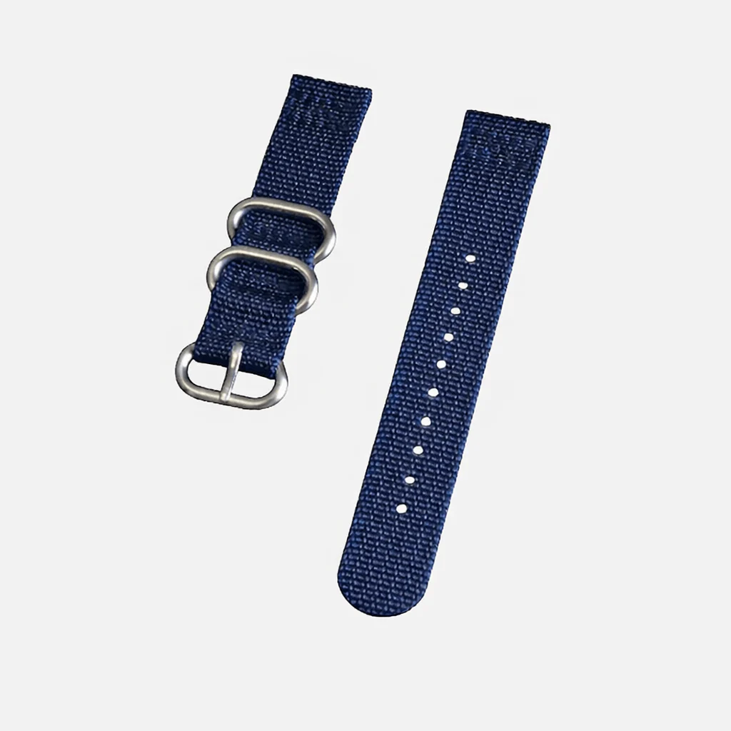 Cotton – Zweiteiliges Nylon-Uhrenarmband im Textil-Look - Image 5