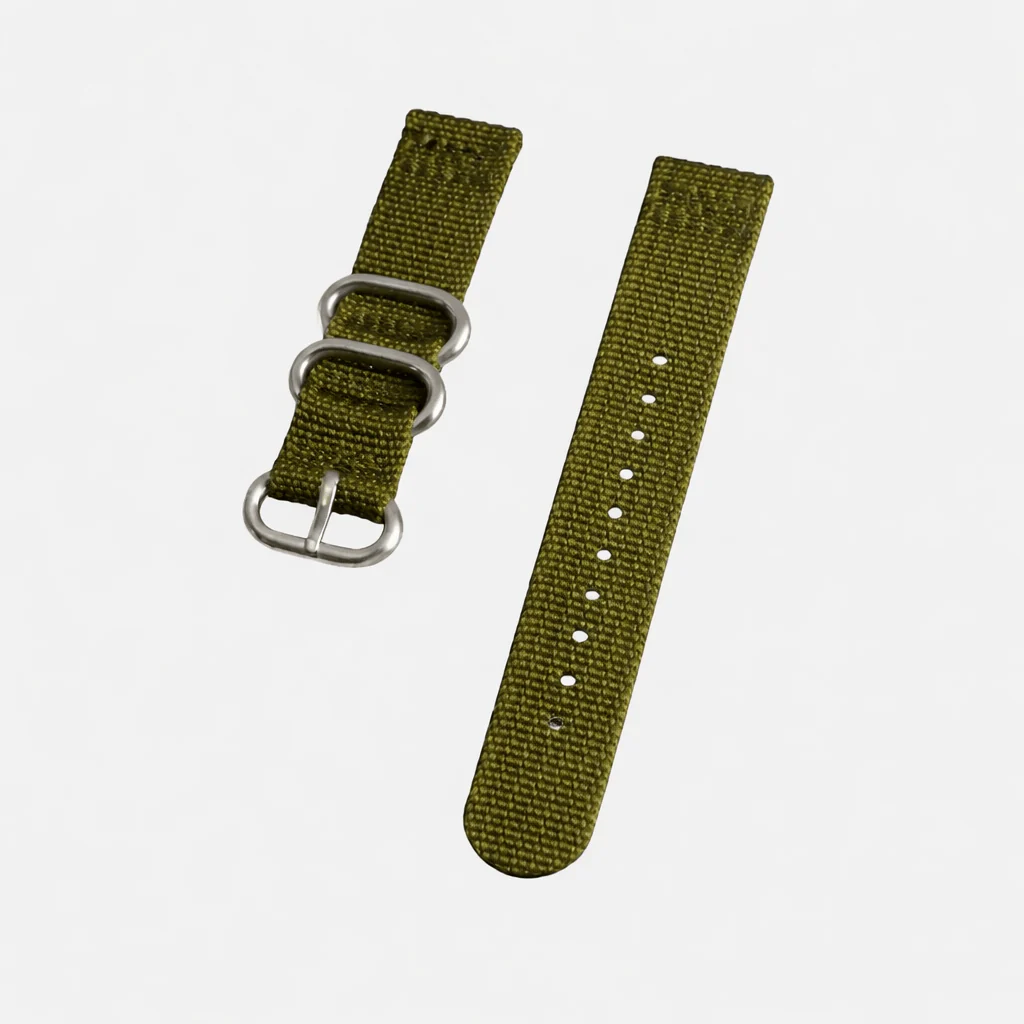 Cotton – Zweiteiliges Nylon-Uhrenarmband im Textil-Look - Image 7